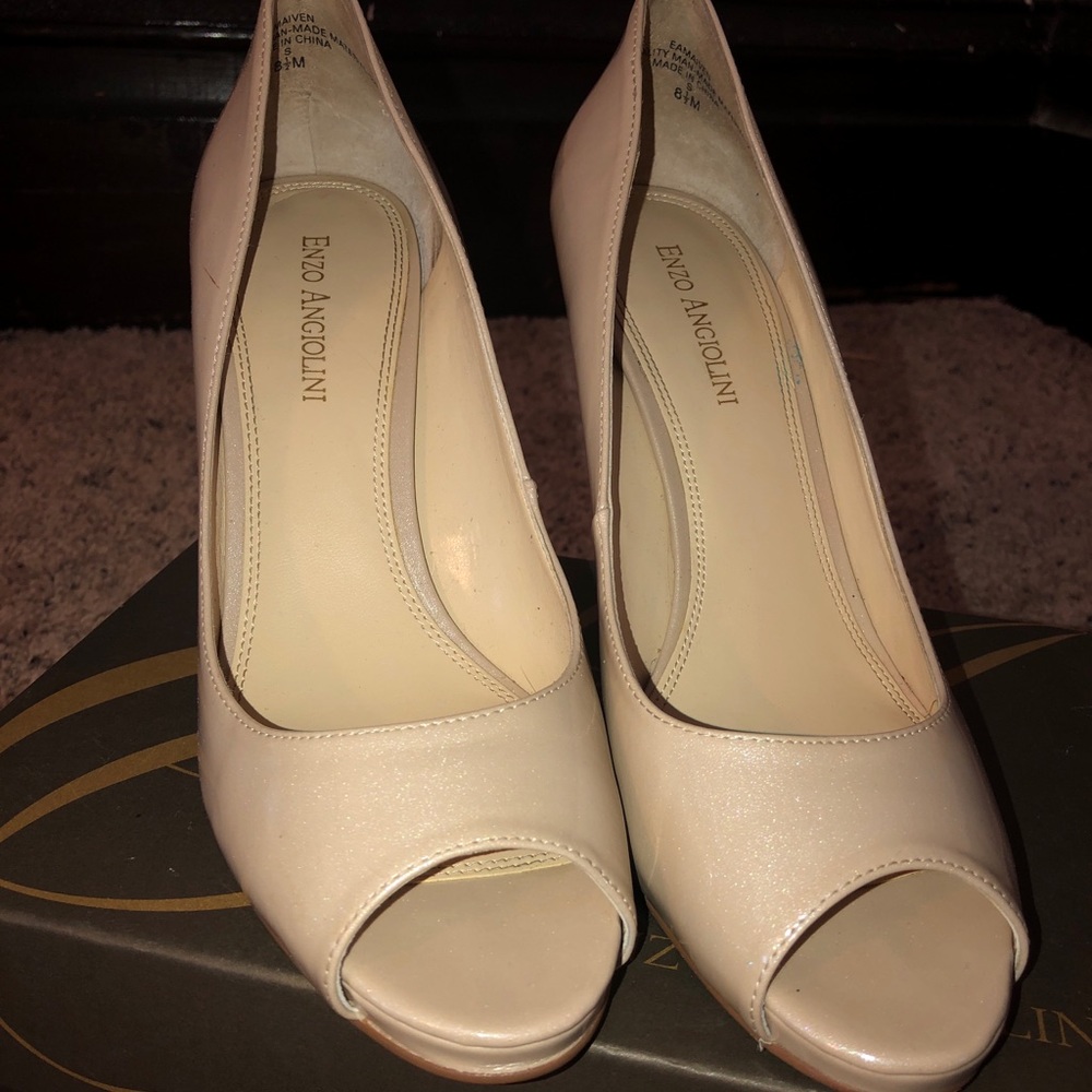 Enzo Angiolini Open Toe Pumps